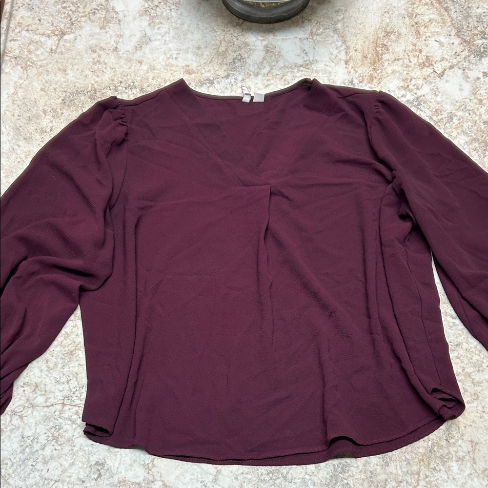 Cato Deep Purple Women's Blouse